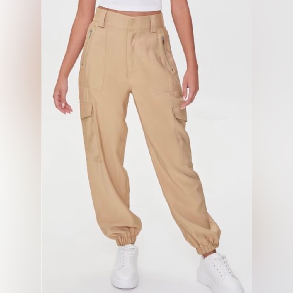 Utility Cargo Joggers - Khaki